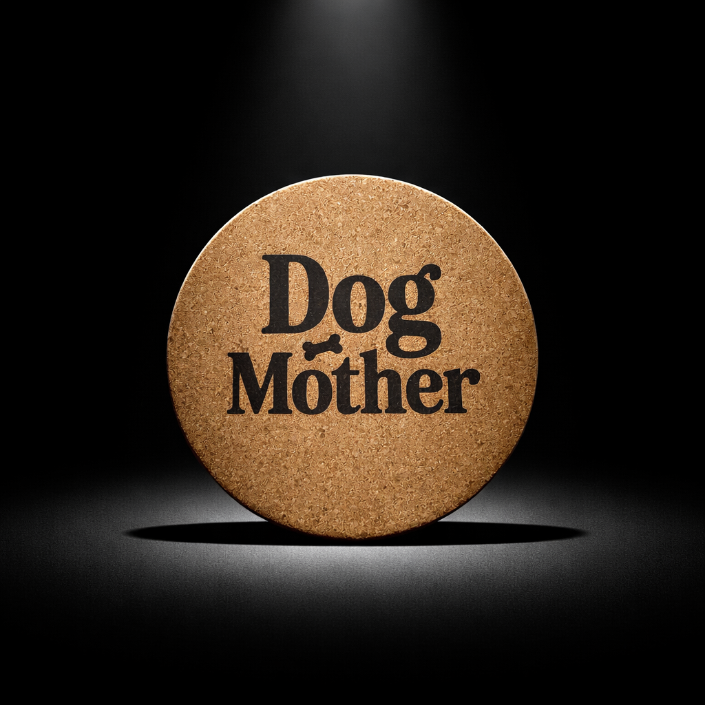 4 inch cork coaster – Dog Mother – Dog theme 127337