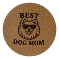 4 inch cork coaster – Best Dog Mom  – Dog theme 127312
