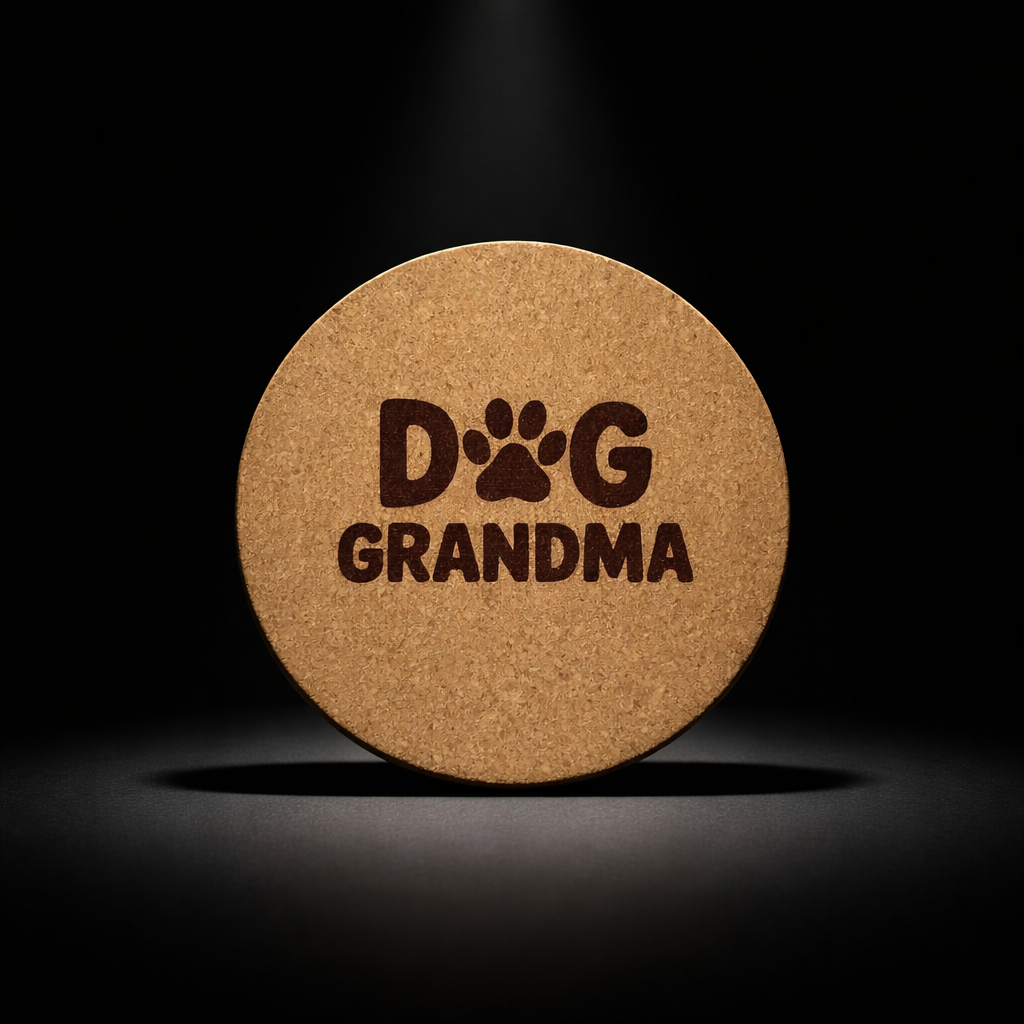 4 inch cork coaster – Dog Grandma – Dog theme 127320