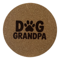 4 inch cork coaster – Dog Grandpa – Dog theme 127328