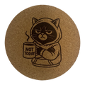 4 inch cork coaster – Not Today – Cat theme 127385