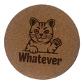 4 inch cork coaster – Whatever – Cat theme 127438