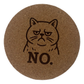 4 inch cork coaster – No – Cat theme 127463