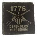4 Inch Slate Coaster - 2nd Amendment 1776 Defenders Of Freedom – 2nd Amendment theme