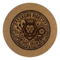 4 inch cork coaster – Casino Night Lucky Draw – Casino Night theme
